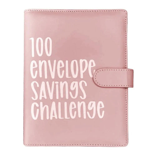 100 Envelope Saving Challenge Binder, Budget Binder, Monthly Budget Planner and Savings Challenge Planner, Money Organizer Notebook, Savings Tracker Organizer